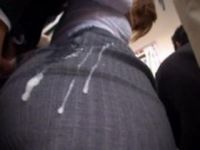 Office Lady Abused And Sprayed With Cum In Japanese Bus