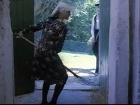 Village Woman Interrupted While Working In a Barn and Fucked By Young Neighbor