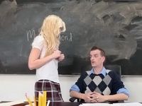 Dirty Female Students Uses Easiest Way To Convince Teacher She Deserves Better Grade