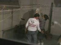 Voyeur Tapes Real Cheating Cuckold Wife Fucking Neighbor In the Laundry Room