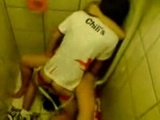 Guy fucked a hooker in a public toilet