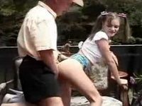 It Was Not First Time That Grandpa Tricked On Anal Teen Next Door