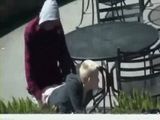 Skater Fucks His Teen Girlfriend In Public