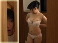 Spy Project of Unbelievable Hot Busty Stepmom In Bathroom End Up Wonderful