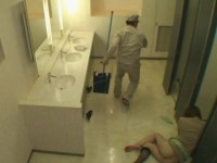 Unwilling Lady Gets Fucked and Creampied By Crazy Janitor In the Public Toilet